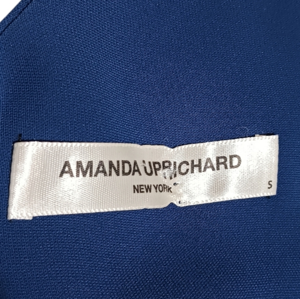 Amanda Uprichard Charter Tie Front Jumpsuit Cropped Wide Leg - Picture 9 of 11